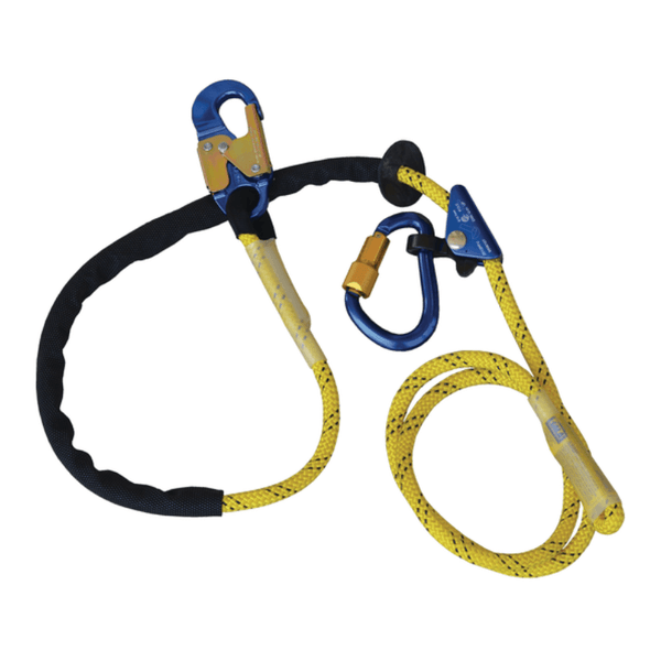 3M™ DBI-SALA® Pole Climber's Adjustable Rope Positioning Lanyard with Self-Locking Snap Hook and Durable Rope Adjuster with Carabiner