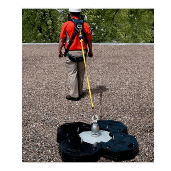 3M™ DBI-SALA® Roof Top Freestanding Counterweight Anchor - Use