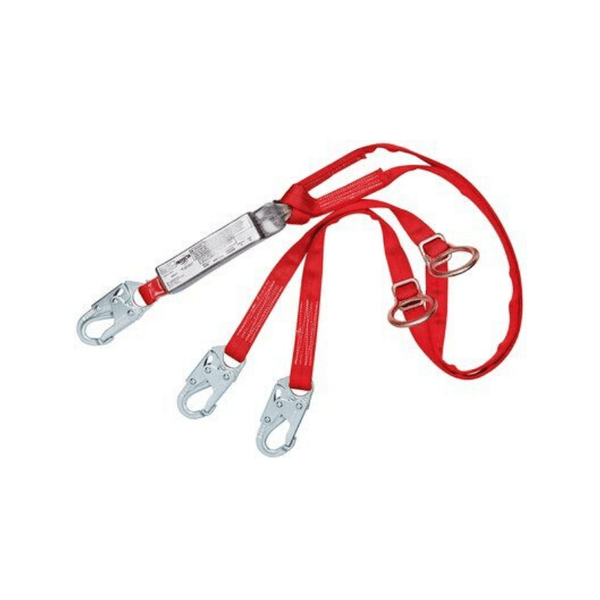 3M™ PROTECTA® PRO™ Pack Tie-Back 100% Tie-Off Shock Absorbing Lanyard with Self-Locking Snap Hooks and Integrated D-rings