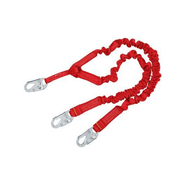 3M™ PROTECTA® PRO™ Stretch 100% Tie-Off Shock Absorbing Lanyard with Self-Locking Snap Hooks