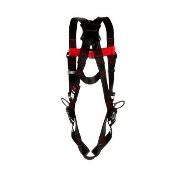 3M™ Protecta® Vest-Style Positioning/Climbing Harness - Rear View with Back D-ring and Fixed Dorsal D-ring