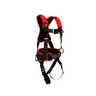 3M™ Protecta® Comfort Construction Style Positioning/Climbing Harness - Side View with Pass-Through Chest and Leg Connections, Front D-ring and Body Belt/Hip Pad with Side D-rings