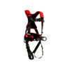 3M™ Protecta® Comfort Construction Style Positioning/Climbing Harness - Side View with Quick Connect Chest and Leg Connections, Front D-ring and Body Belt/Hip Pad with Side D-rings