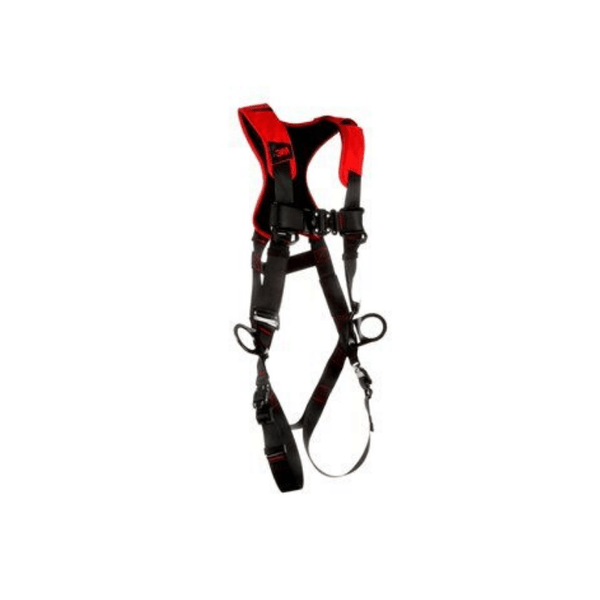 3M™ Protecta® Comfort Vest-Style Positioning Harness - Side View with Quick Connect Chest and Leg Connections and Side D-rings