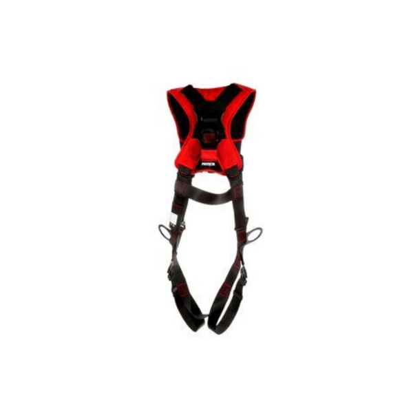 3M™ Protecta® Comfort Vest-Style Positioning Harness - Rear View with Back D-ring and Fixed Dorsal D-ring