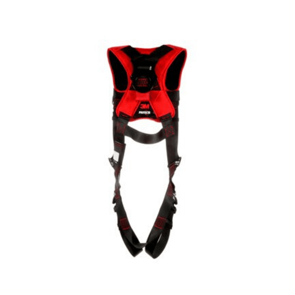 3M™ Protecta® Comfort Vest-Style Climbing Harness - Rear View with Back D-ring and Fixed Dorsal D-ring