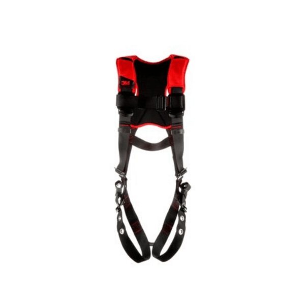 3M™ Protecta® Comfort Vest-Style Harness - Front View with Pass-Through Chest and Tongue Buckle Leg Connections