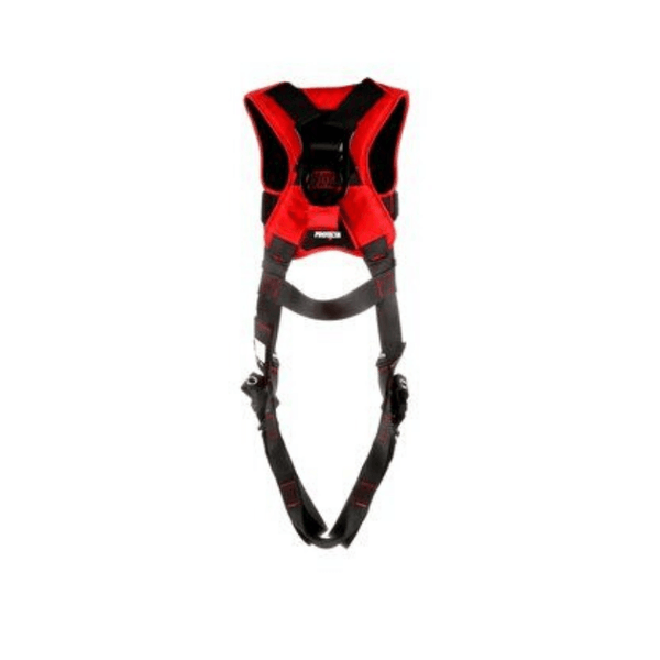 3M™ Protecta® Comfort Vest-Style Harness - Rear View with Back D-ring and Fixed Dorsal D-ring