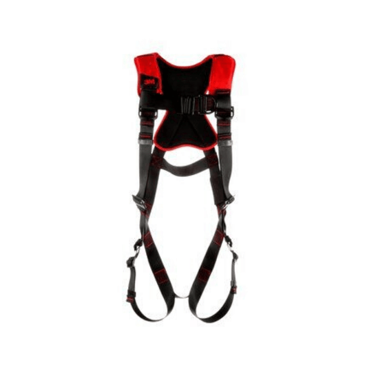 3M™ Protecta® Comfort Vest-Style Climbing Harness - Front View with Pass-Through Chest and Leg Connections and Front D-ring