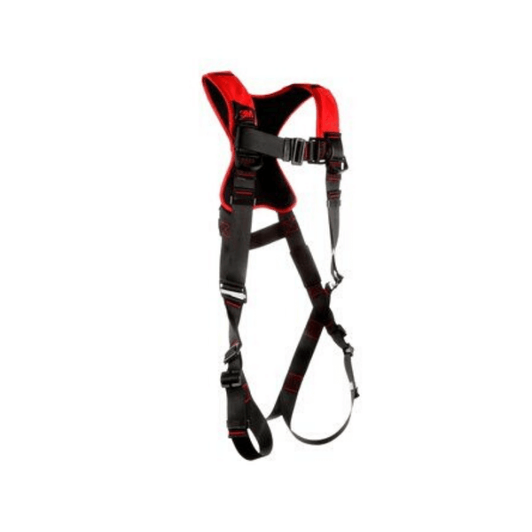 3M™ Protecta® Comfort Vest-Style Climbing Harness - Side view with Pass-Through Chest and Leg Connections and Front D-ring