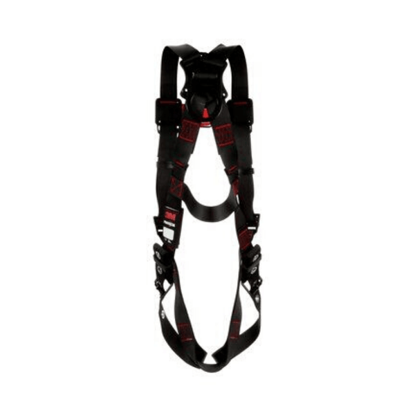 3M™ Protecta® Vest-Style Harness - Rear View with Back D-ring and Fixed Dorsal D-ring