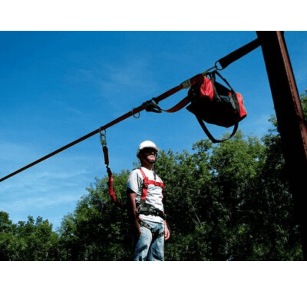 3M™ Protecta® PRO-Line™ Synthetic Horizontal Lifeline System - In Use