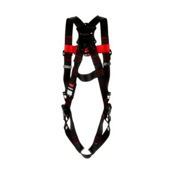 3M™ Protecta® Vest-Style Climbing Harness - Rear View with Back D-ring and Fixed Dorsal D-ring