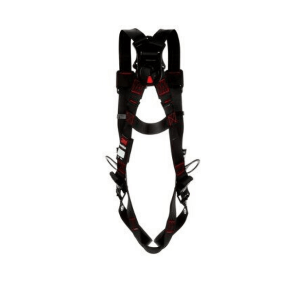 3M™ Protecta® Vest-Style Positioning Harness - Rear View with Back D-ring and Fixed Dorsal D-ring