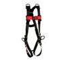 3M™ Protecta® Vest-Style Positioning/Retrieval Harness - Side View with Pass-Through Chest and Tongue Buckle Leg Connections and Side and Shoulder D-rings
