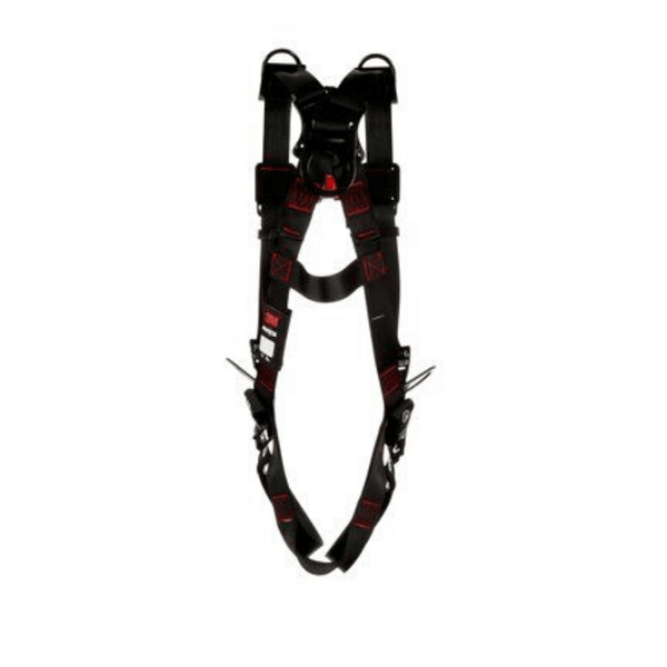 3M™ Protecta® Vest-Style Positioning/Retrieval Harness - Rear View with Back D-ring and Fixed Dorsal D-ring