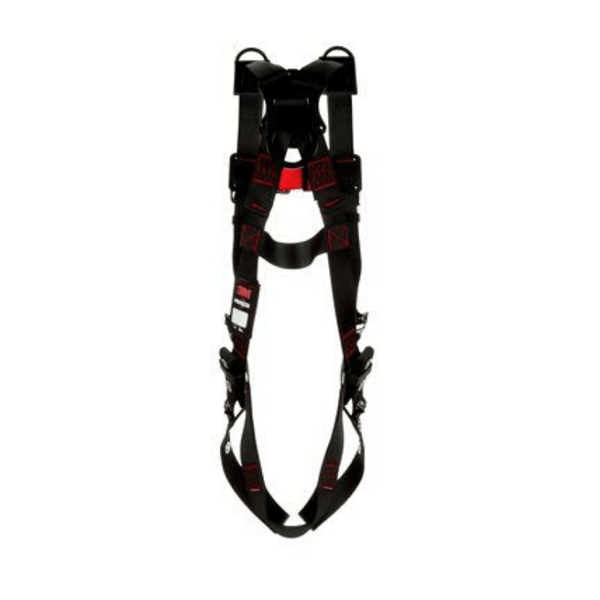 3M™ Protecta® Vest-Style Retrieval Harness - Rear View with Back D-ring and Fixed Dorsal D-ring