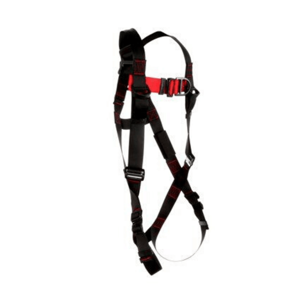 3M™ Protecta® Vest-Style Climbing Harness - Side View with Pass-Through Chest and Leg Connections and Front D-ring