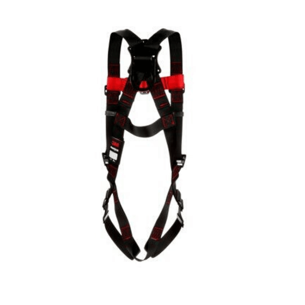 3M™ Protecta® Vest-Style Climbing Harness - Rear View with Back D-ring and Fixed Dorsal D-ring