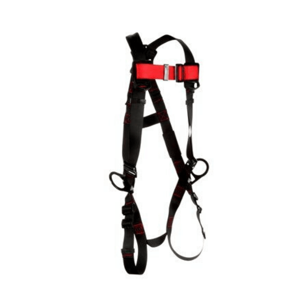 3M™ Protecta® Vest-Style Positioning Harness - Side View with Pass-Through Chest and Leg Connections and Side D-rings