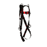 3M™ Protecta® Vest-Style Positioning/Climbing Retrieval Harness - Side View with Pass-Through Chest and Leg Connections and Front, Side and Shoulder D-rings