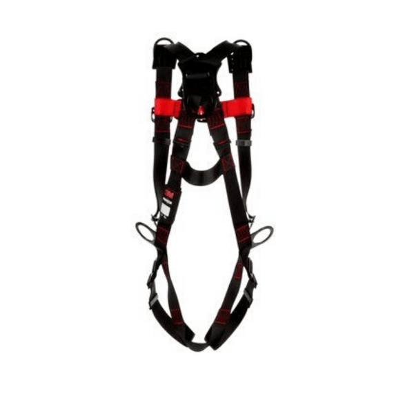 3M™ Protecta® Vest-Style Positioning/Climbing Retrieval Harness - Rear View with Back D-ring and Fixed Dorsal D-ring