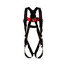 3M™ Protecta® Vest-Style Climbing Harness - Front View with Pass-Through Chest and Tongue Buckle Leg Connections and Front D-ring