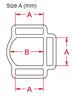 Kong 3 Lights Ring Dimensions
