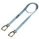 40 lb Premium Tool Tether with Non-stretch Web and Dual Swivel Aluminum Carabiners, 78" 1/pk
