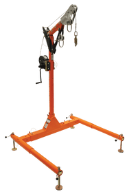 5pc Confined Space Davit System with 12" to 29" Offset Davit Arm and Winch