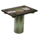 Flush-mount Plated Steel Bolt-on Fixed Davit Base