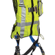 Hi-Vis Lime Class 2 Vest with 3D Standard Non-belted Full Body Harness
