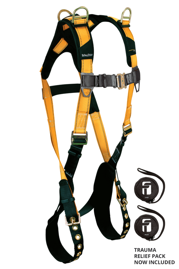 Steel 3D Retrieval Non-belted Full Body Harness