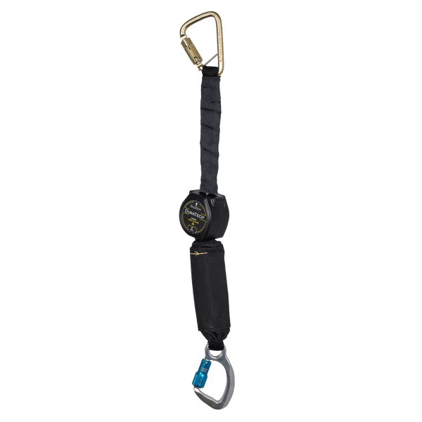 SRL with Aluminum Dorsal Connecting Carabiner and Steel Anchorage Carabiner