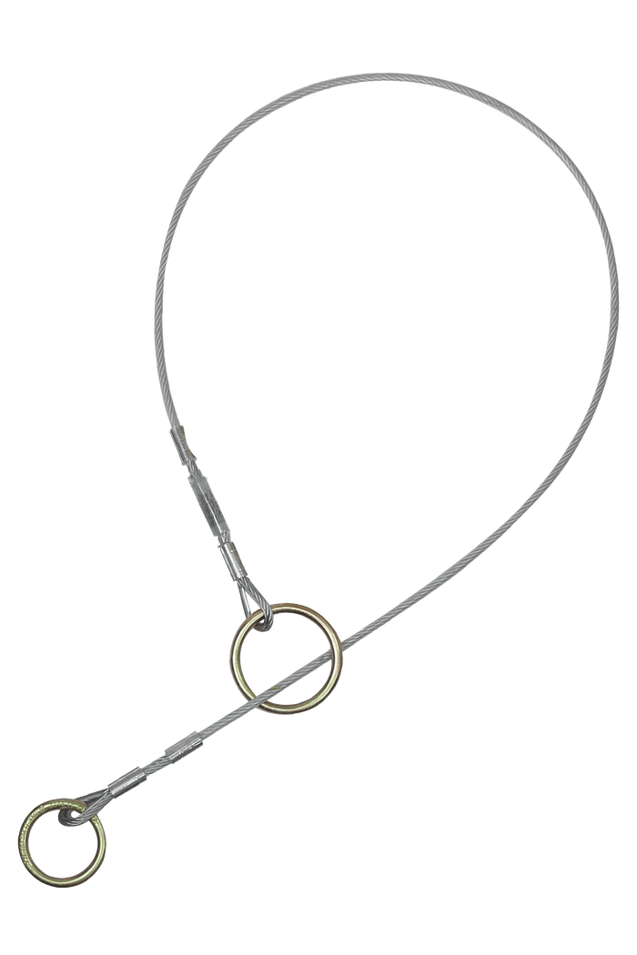 Cable Pass-through Sling Anchor with Vinyl Coated Galvanized Steel Cable