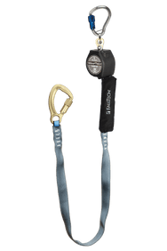 Steel 5k Carabiner, Includes Aluminum Dorsal Connecting Carabiner