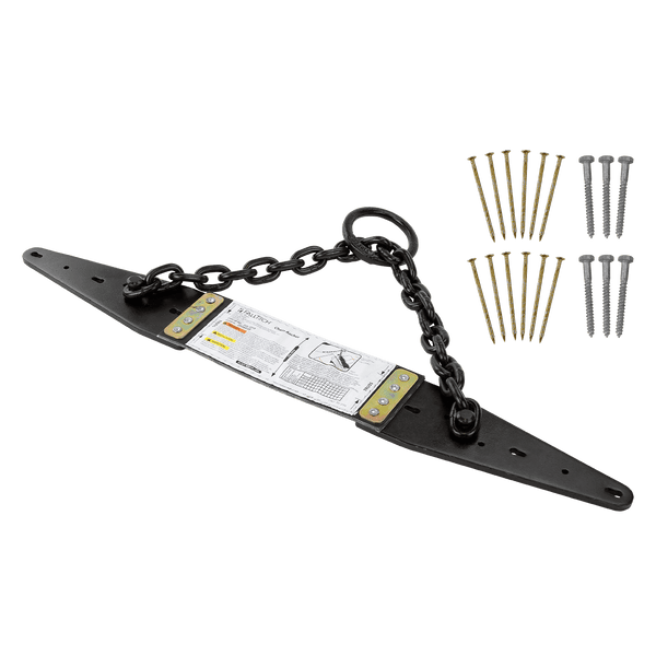 Reusable Heavy Duty Chain Anchor for Wood