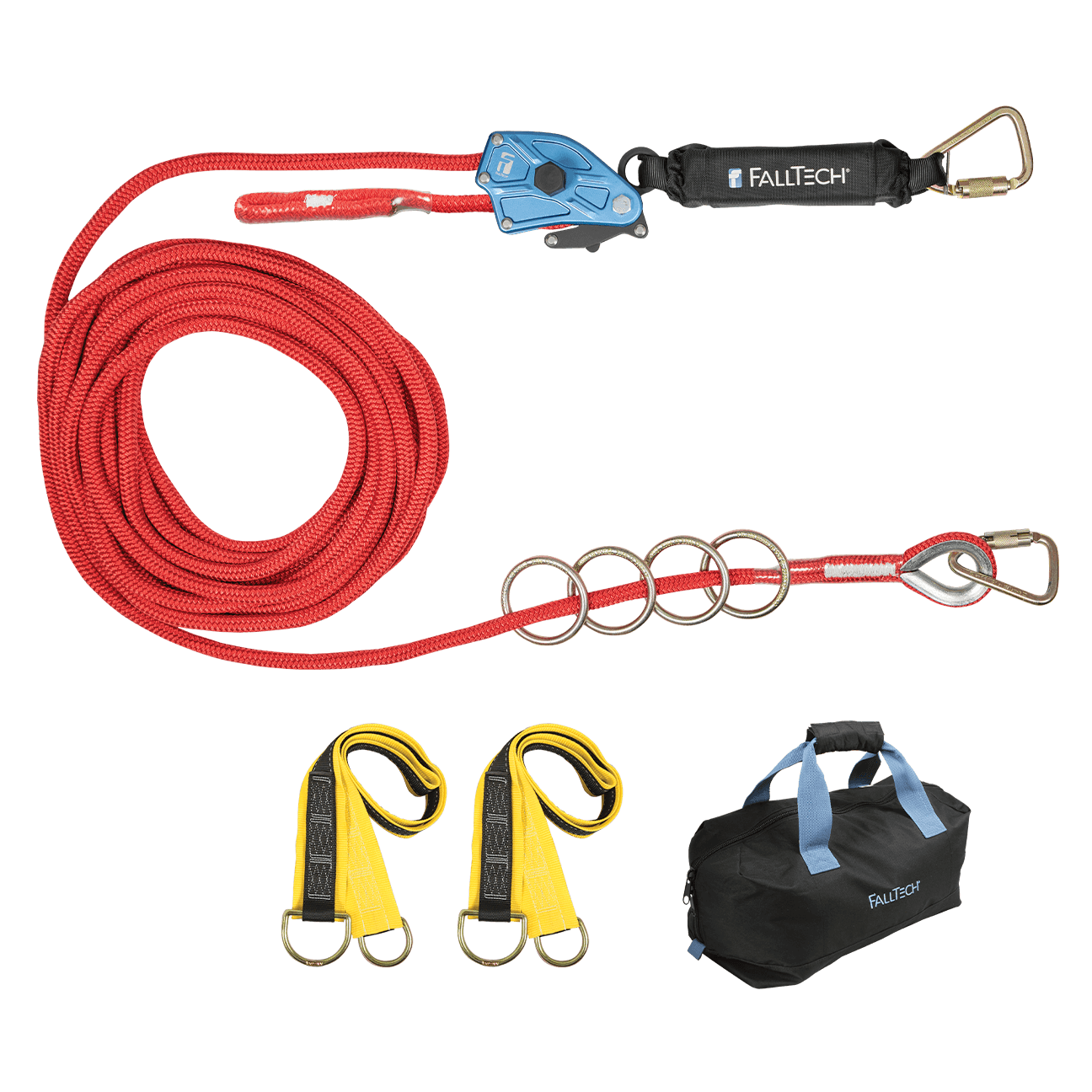60' 4-Person Temp Rope HLL System – MTN SHOP