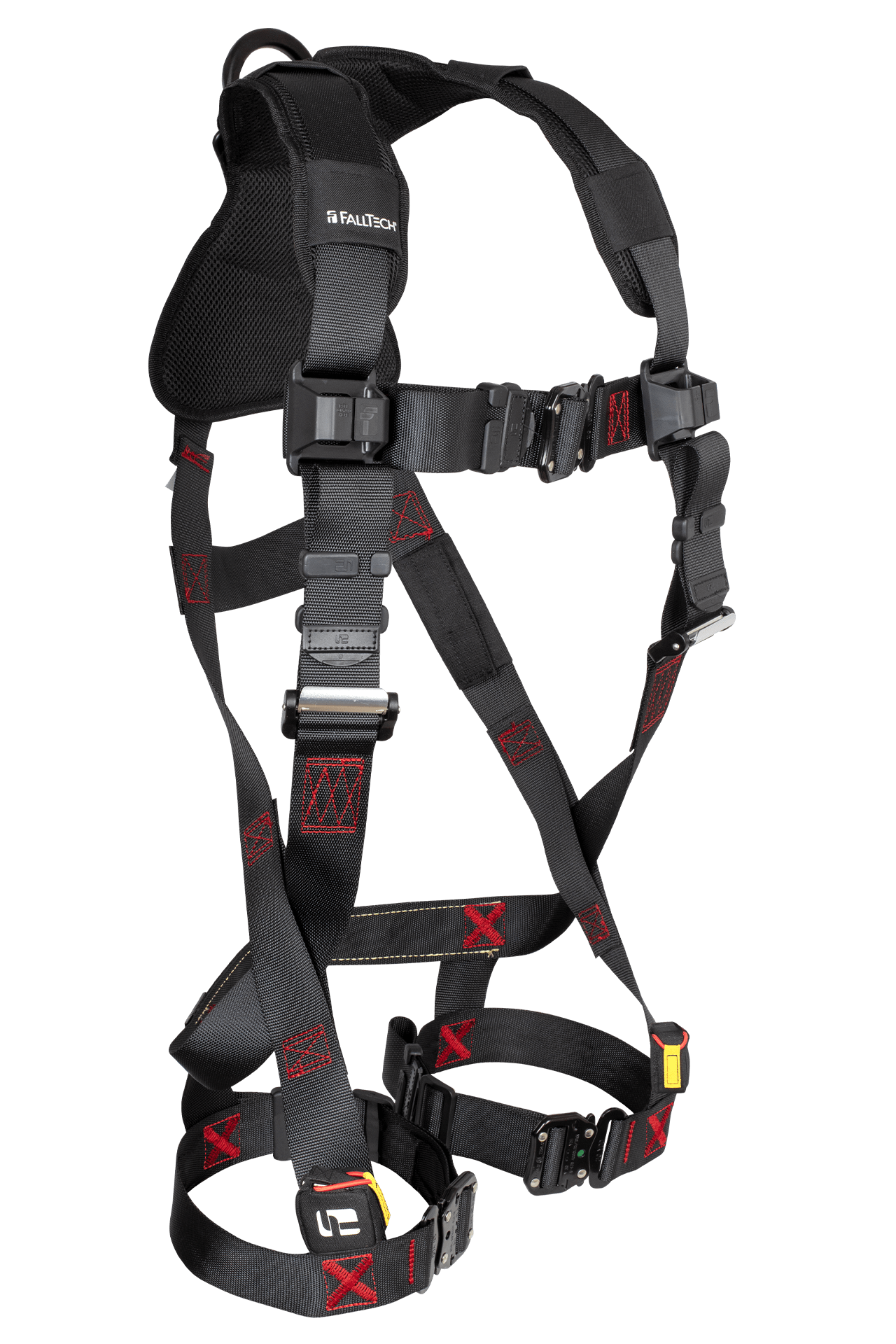 Quick Connect Buckles FT-Iron™ 1D Standard Non-Belted Full Body Harness, Quick Connect Buckl ...