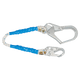 3' Rope Restraint Lanyard, Fixed-length with Steel Connectors