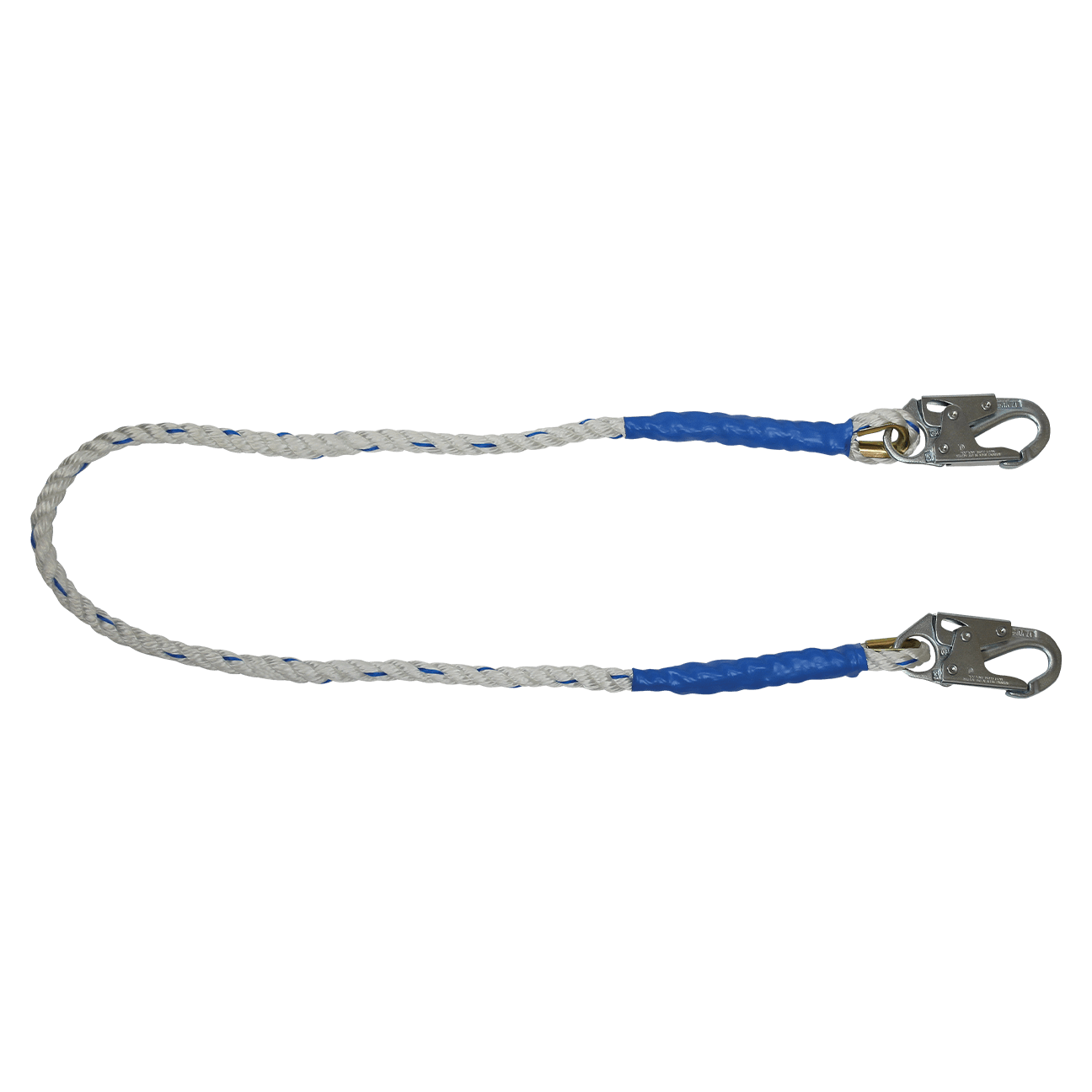 6' Rope Restraint Lanyard, Fixed-length with Steel Snap Hooks – MTN SHOP