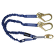 4½' to 6' ElasTech® Energy Absorbing Lanyard, Double-leg with Steel Connectors