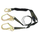 6' WeldTech® Kevlar® Energy Absorbing Lanyard, Double-leg with Steel Rebar Hooks