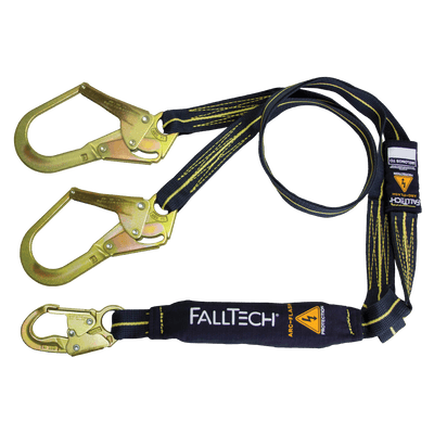 6' Arc Flash Energy Absorbing Lanyard, Double-leg with Steel Connectors– – Now available at MTN Shop US.