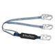 4' ViewPack® Energy Absorbing Lanyard, Double-leg with Steel Snap Hooks