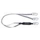 6' ViewPack® Energy Absorbing Lanyard, Double-leg with Steel Snap Hooks