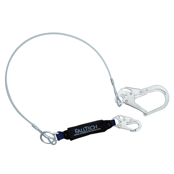 Coated Cable Energy Absorbing Lanyard