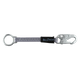 Dorsal D-ring Extender with Steel Snap Hook