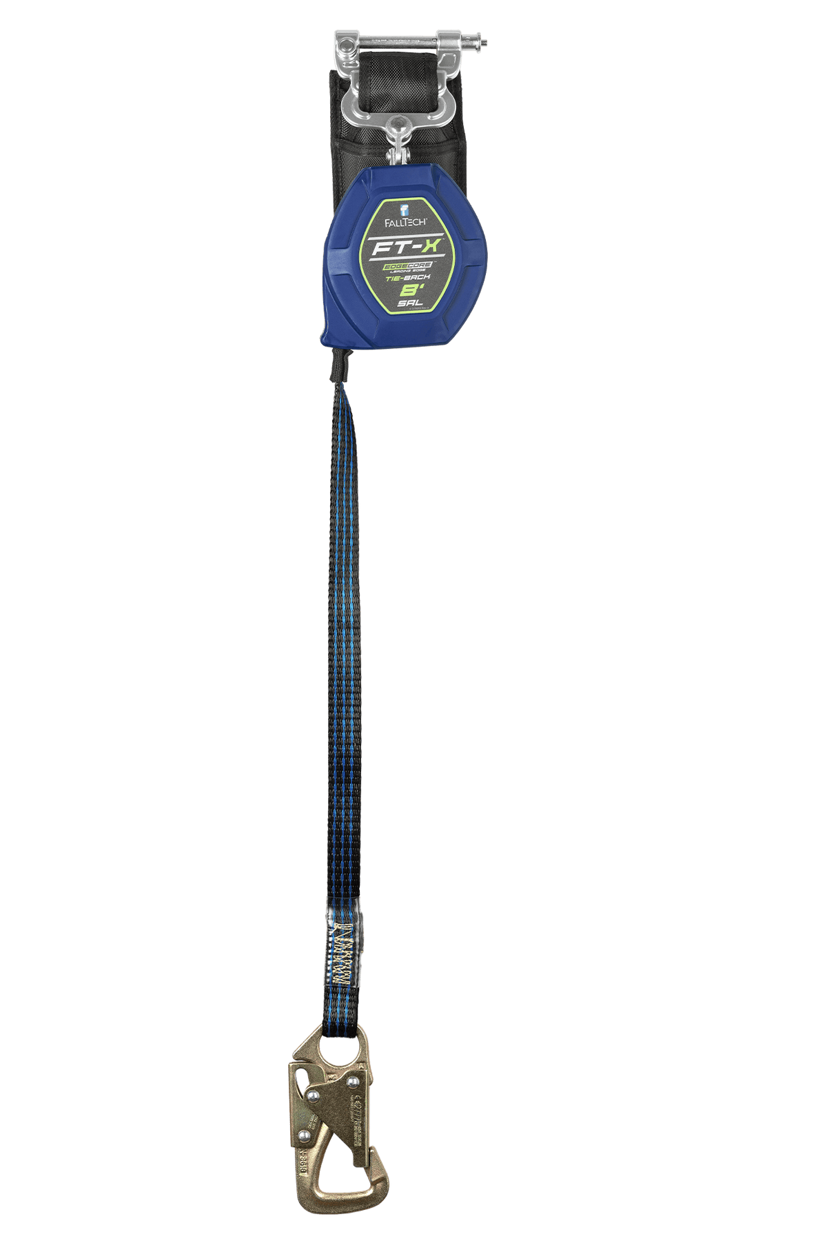 Monopata con mosquetón de acero 5k