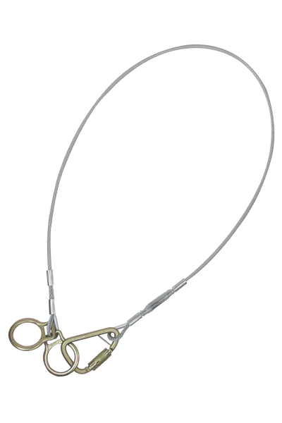 Anclaje de eslinga de mosquetón de cable
